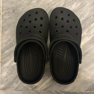 Crocs-kids size 2, Black, excellent used condition.